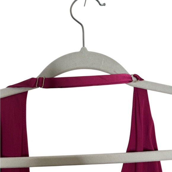 Free People Dance Till Dawn Satin Maxi Halter Maxi Dress, NWT, Large, Rose - Picture 9 of 16